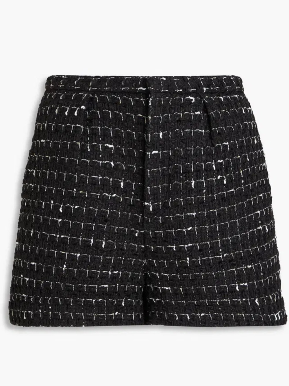 IRO Metallic Tweed Shorts Black High-Waist Women’s Shorts 38